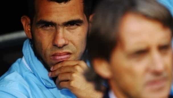 Roberto Mancini gives Carlos Tevez a second chance