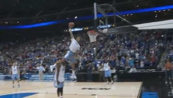 Video: The best dunk of March Madness happened before the thing even started