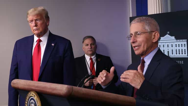 Donald Trump retweets call to fire top infectious disease expert Dr Anthony Fauci
