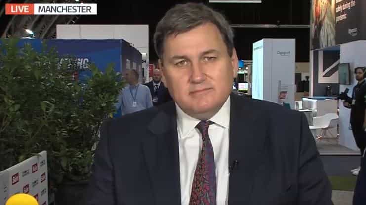 UK minister caught on camera making awkward Boris Johnson gaffe