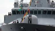 Irish defence forces Russian ships