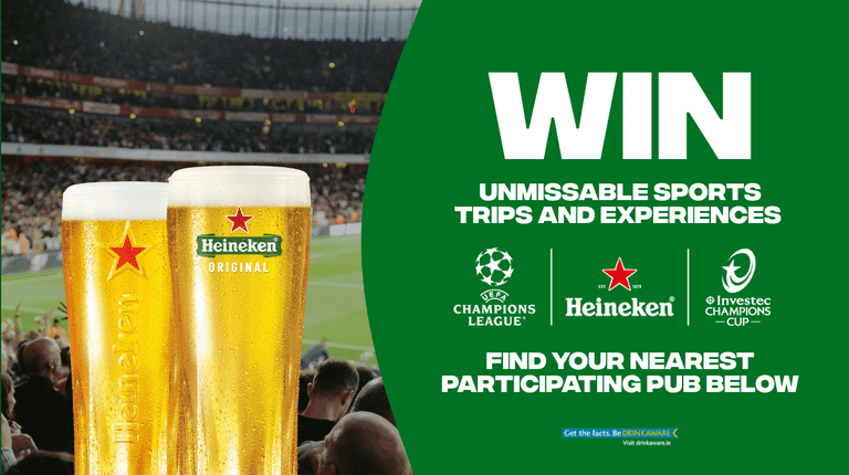 Win unmissable sports trips and experiences with Heineken