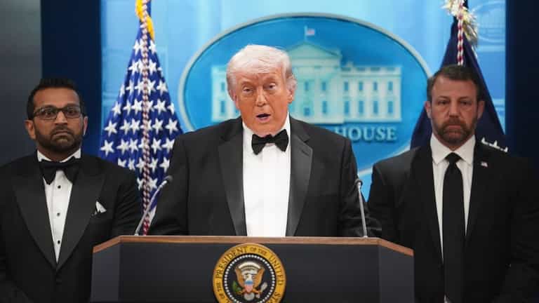 Trump claims shooting would ‘never have happened’ if White House had a ballroom