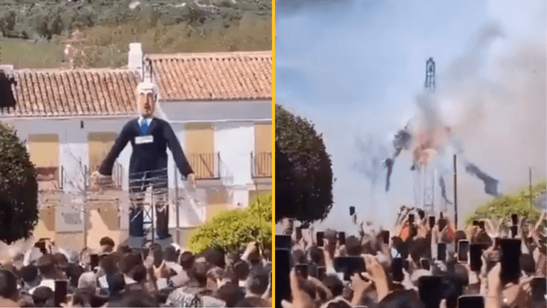 Israel accuses Spain of antisemitism after town burn effigy of Benjamin Netanyahu