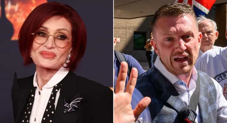 Sharon Osbourne says she’ll be attending far-right Tommy Robinson rally