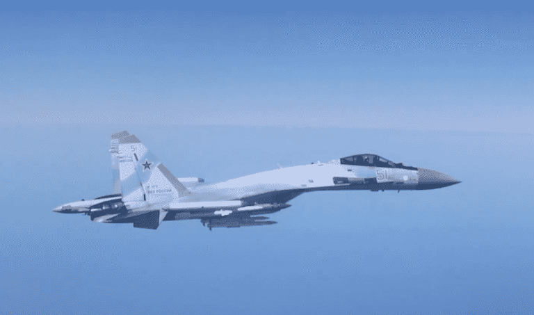 WATCH: RAF plane ‘dangerously intercepted’ by a Russian fighter jet over the Black Sea