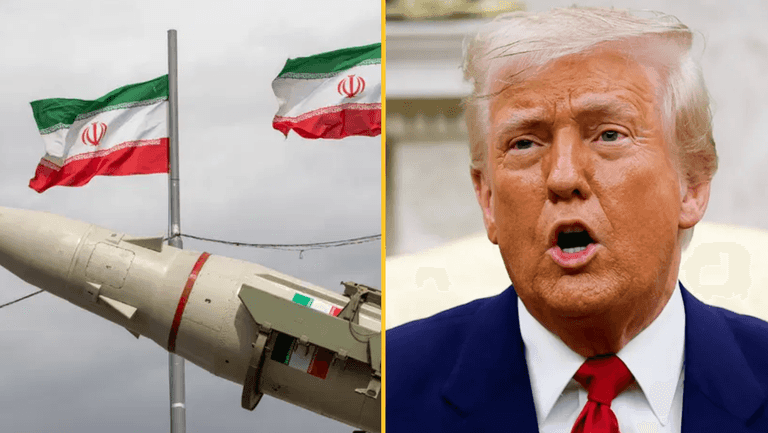 Iran ‘fires two missiles at US warship’ near Strait of Hormuz