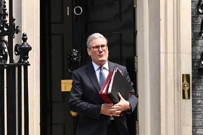 Keir Starmer to address the UK this morning from outside No 10