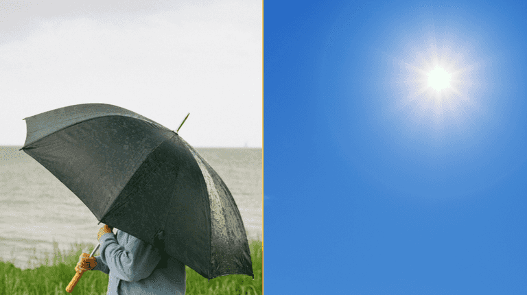 Met Éireann issues rain warning for three counties before temperature spike