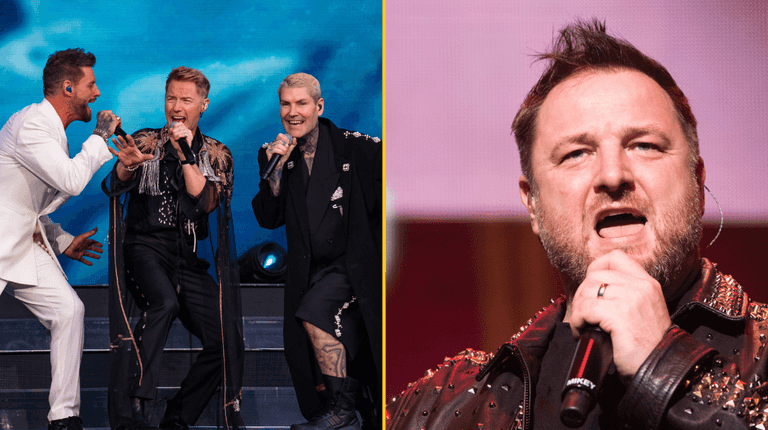 Boyzone fans share concerns for Mikey Graham following London farewell performance