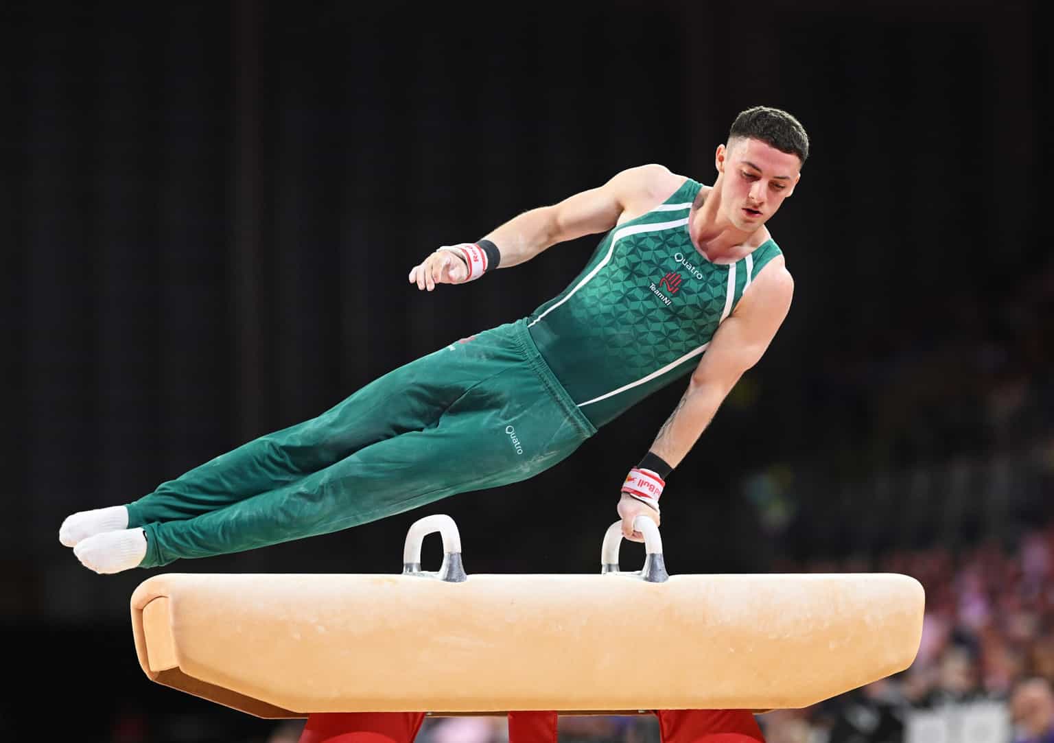 Rhys McClenaghan misses out on European medal in Zagreb pommel horse final