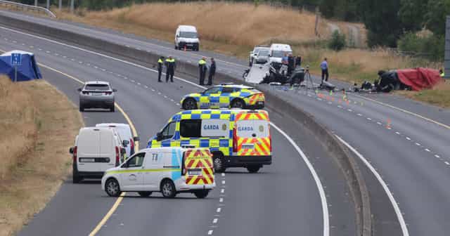 Occupants of car involved in M9 horror crash were wearing balaclavas or masks