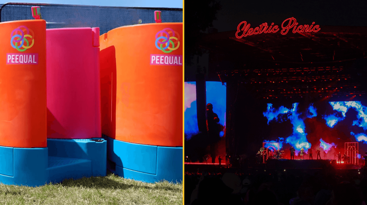 Irish festival unveils female urinals