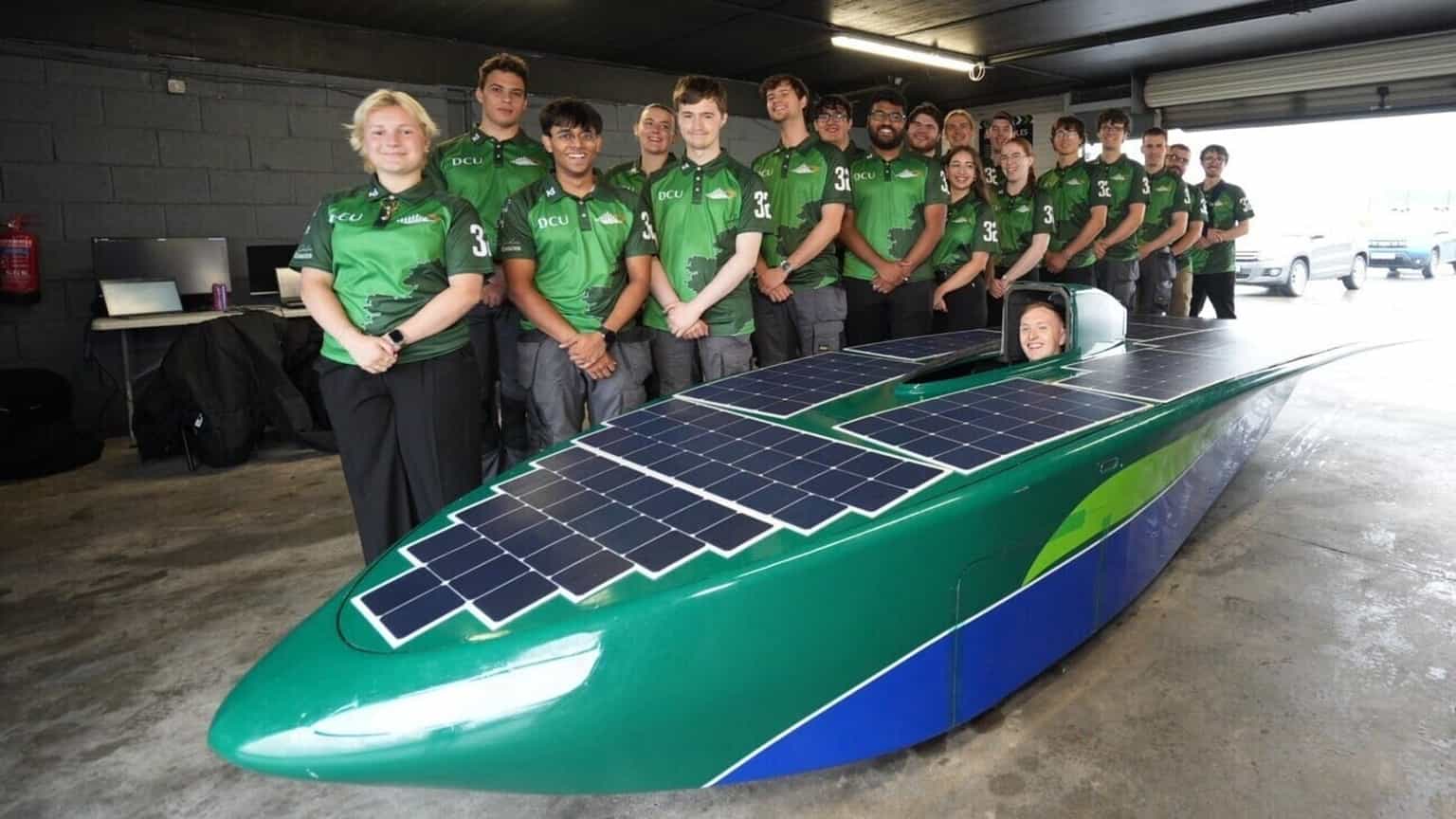DCU students unveil Ireland’s first solar racing car