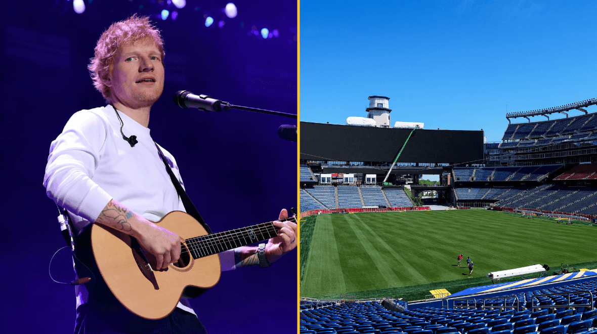 Ed Sheeran forced to cancel upcoming shows at Robert Kraft’s Gillette Stadium