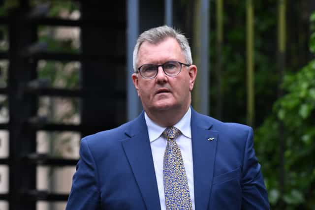 Former DUP leader Jeffrey Donaldson sentenced to 15 years in prison for child sex crimes