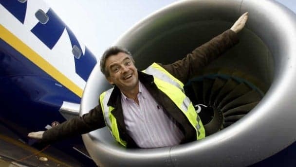 Ryanair carries half of all Spain’s tourists