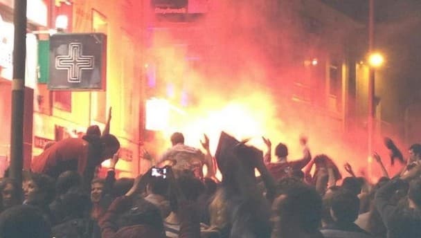 Apocalyptic RAG week scenes at Eyre Square Supermac’s
