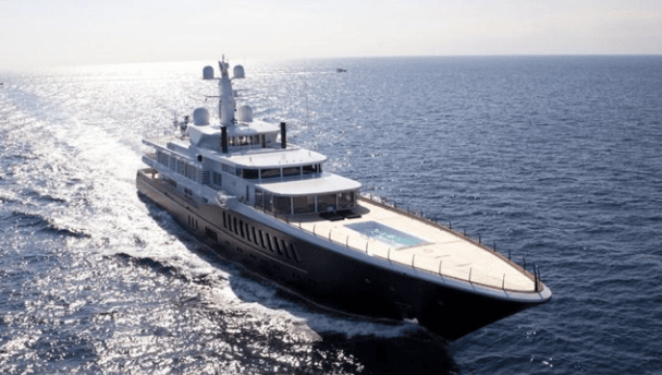 What is a €700 million super-yacht doing in Cobh and who owns it?