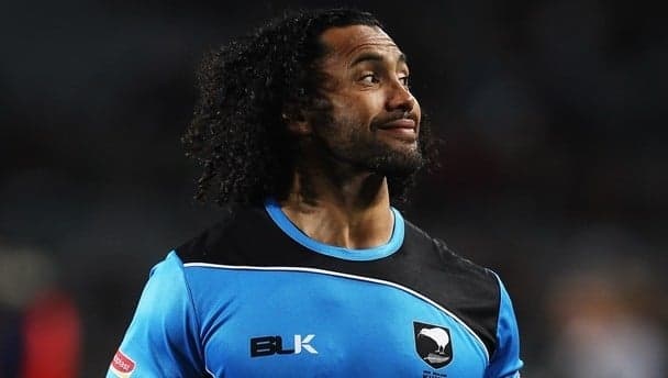 A balls and all tackle in the NRL last night