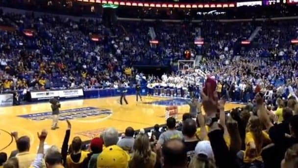 Video: This basketball fan thought he won $50,000 with half-way shot. He should have read the rules