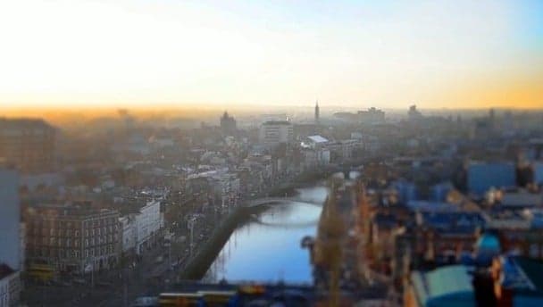Picture: What a difference a day makes…Dublin in the snow and sun