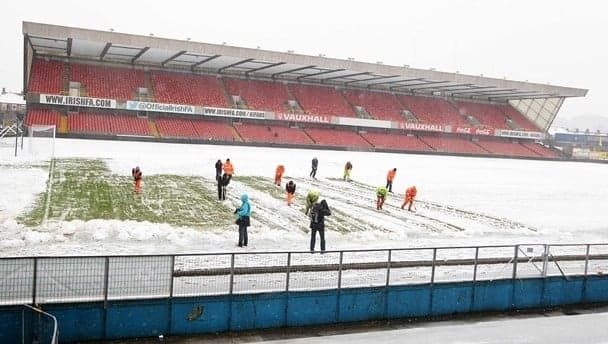 There was snow way Northern Ireland and Russia could go ahead tonight
