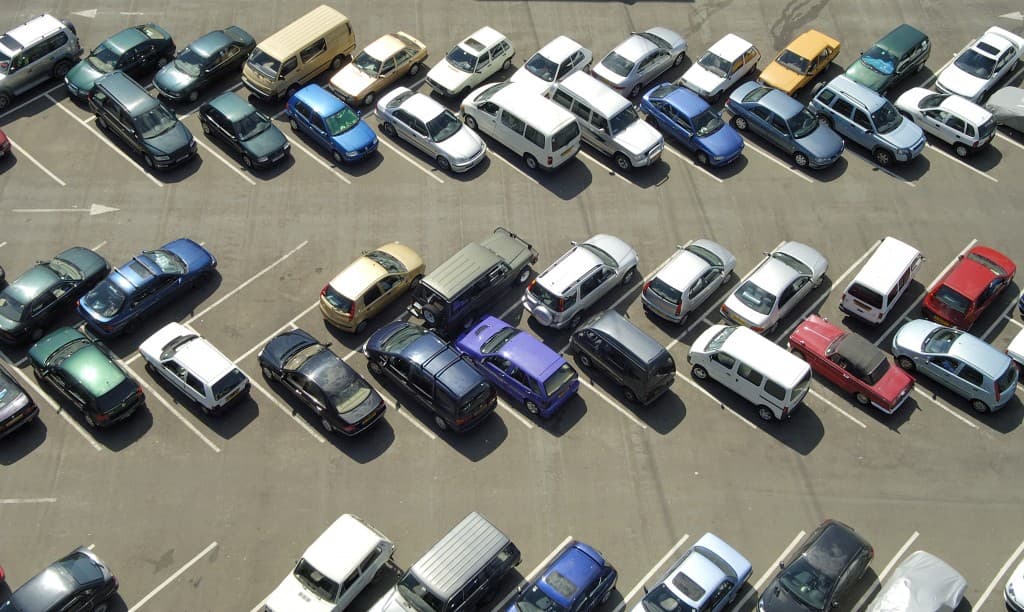 PIC: One of the cheekiest parking jobs of the year was spotted in Dublin on Christmas day