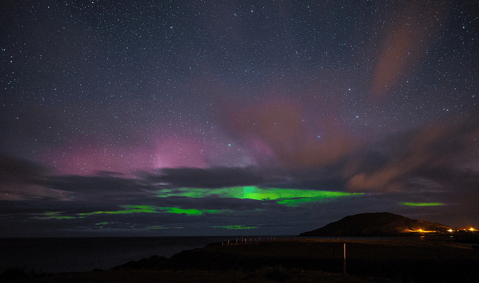 Amazing pictures of the Northern Lights in the sky above Donegal last night