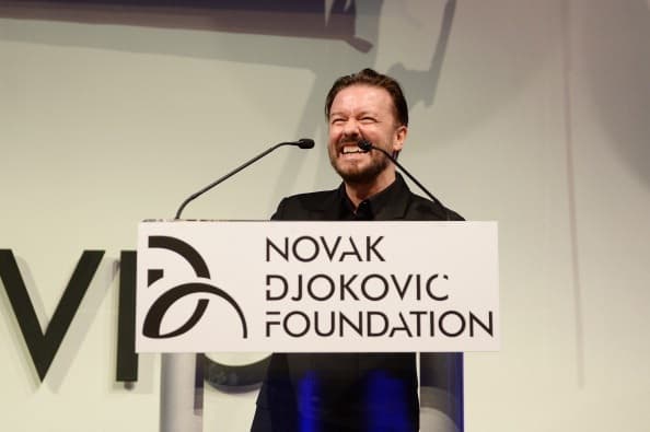 Pic: So Ricky Gervais has gone and got himself ripped. Really ripped.