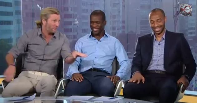 Chicago Town Take Away Slice of the Action: Video: Thierry Henry cuts Robbie Savage down to size