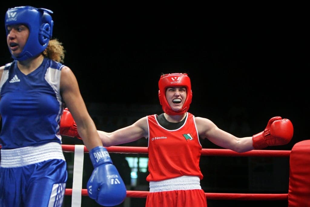 Pics: Boom! A joyous Katie Taylor celebrates after capturing sixth successive European Championships title in Bucharest