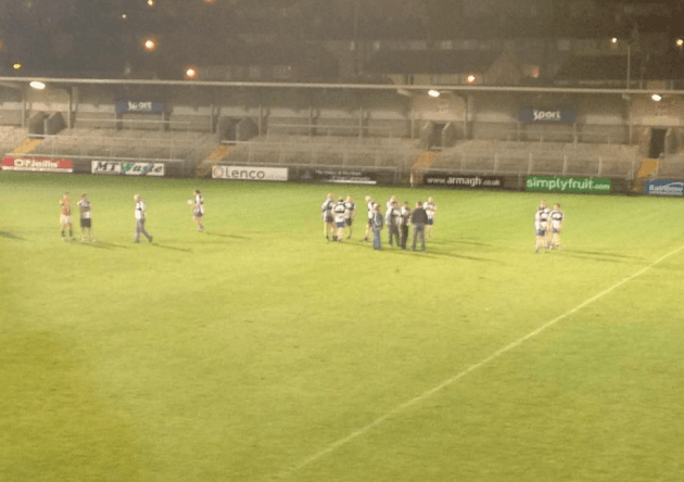 Listen to what Crossmaglen’s John McEntee had to say about last night’s fiasco at the Athletic Grounds