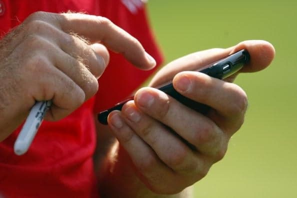 Pic: A Galway girl managed to text this Irish lad despite being in the middle of a college GAA match
