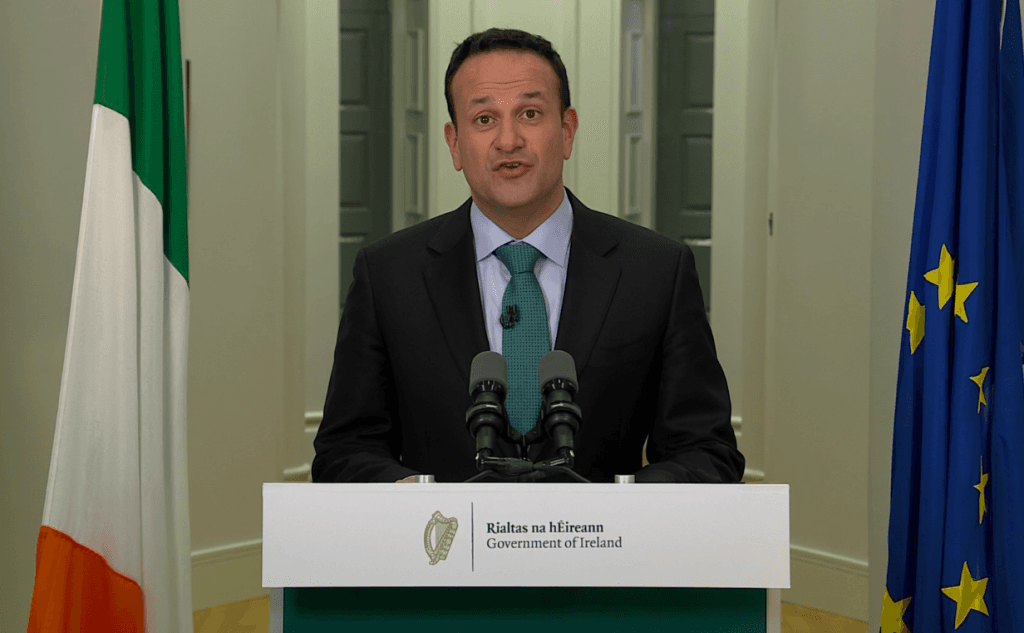 “This is the calm before the storm, before the surge” – Leo Varadkar addresses the nation