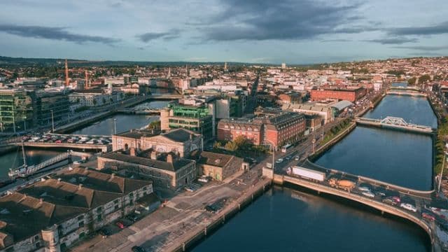 Road closed following partial collapse of a building in Cork