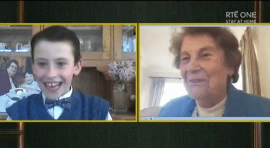 Ireland collectively in tears as Late Late Show reunites Toy Show stars Tom and his Nanny Pat