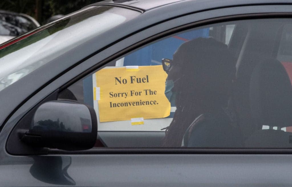 Up to 90% of petrol stations in the UK have run dry