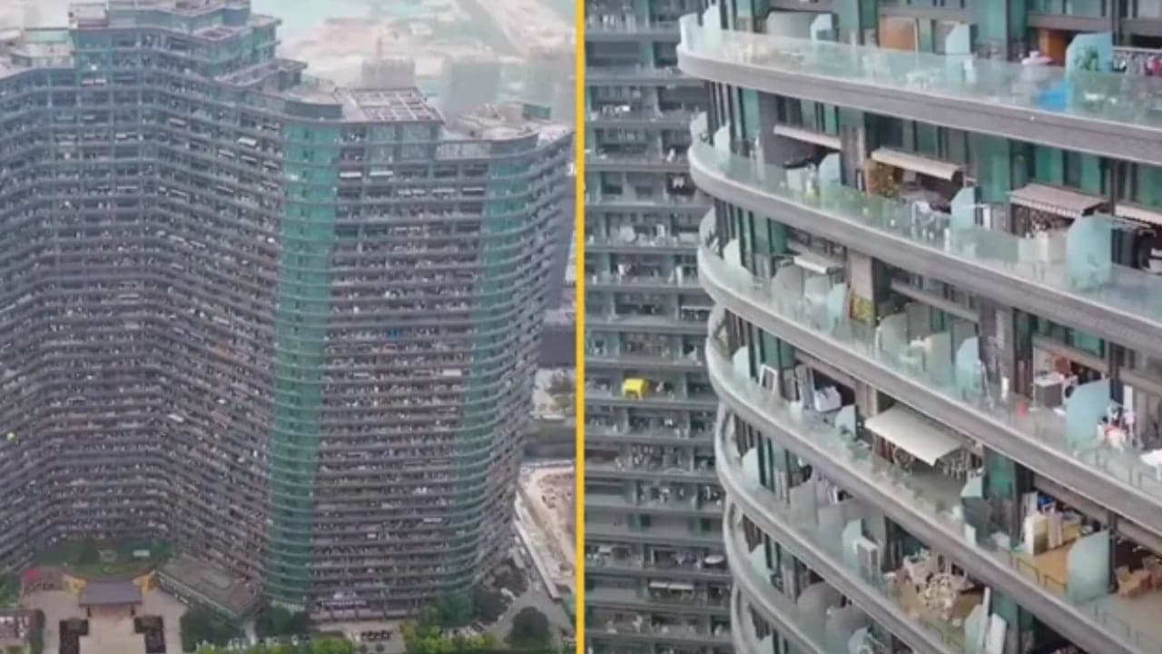 Inside the ‘eerie’ block of apartments where around 20,000 live in one building