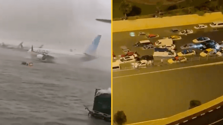 Dubai ‘underwater’ as city hit with two years’ worth of rain in one day