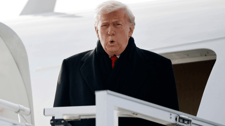 Donald Trump to land in Ireland on journey home from Davos