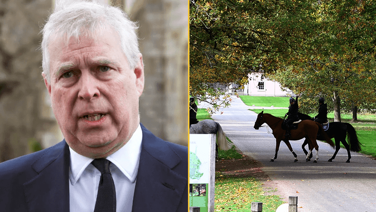Andrew ‘banned’ from horse riding since being arrested
