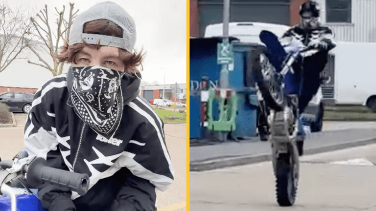 Barry Keoghan shows off motorbike skills for thrilling new crime film