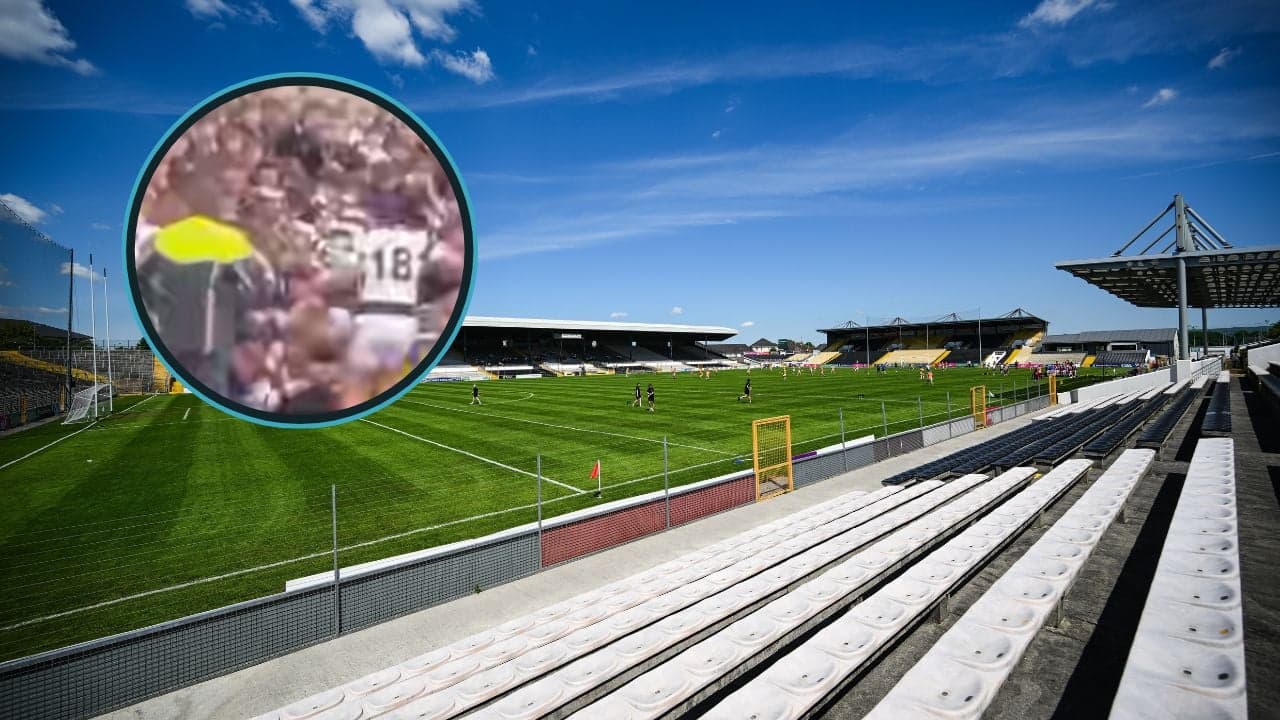 Shocking footage shows moment fence collapses, injuring fans after Corn Uí Dhuill final