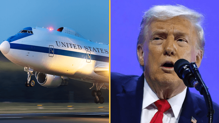 Trump’s doomsday plane circles US nuclear command centre