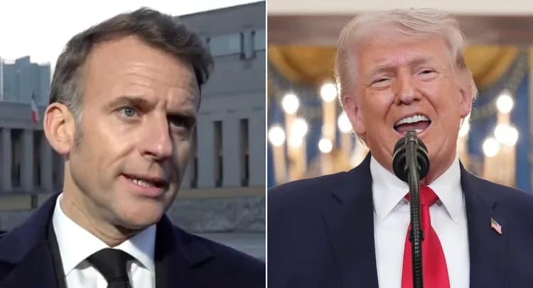 Emmanuel Macron gives perfect response after Trump mocks his marriage