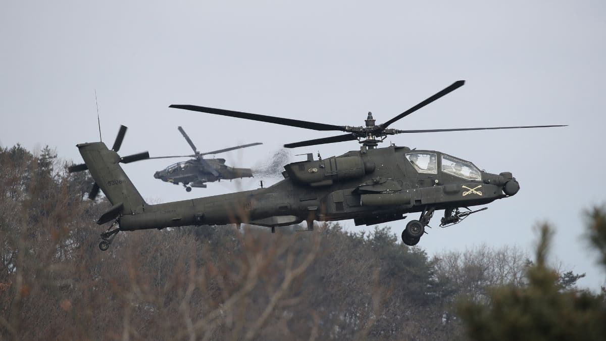 US Apache helicopter ‘goes down’ near Strait of Hormuz with crew members rescued