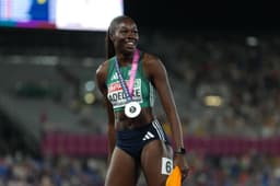 Rhasidat Adeleke wins 200m silver in national record time