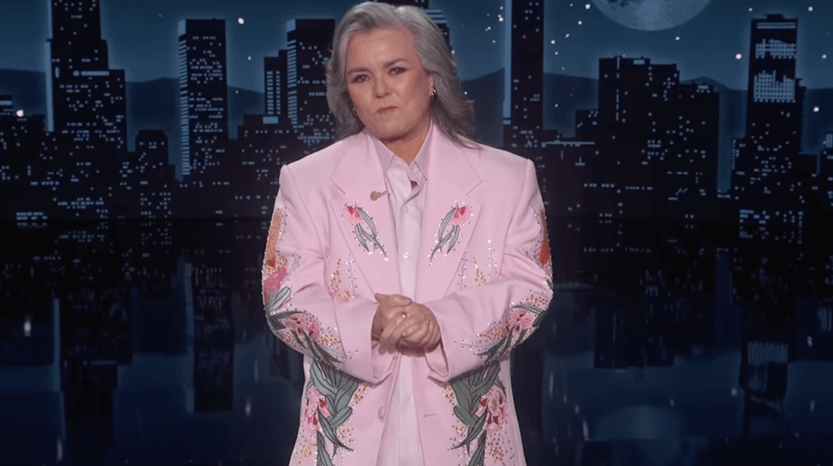 Rosie O’Donnell talks life in Ireland during Jimmy Kimmel guest hosting