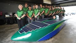 DCU students unveil Ireland’s first solar racing car